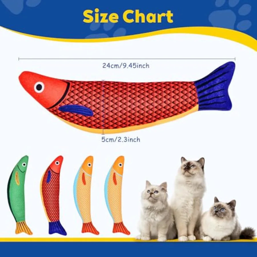 Interactive Catnip Toys for Indoor Cats Soft Durable with Rattle Sound Chew Toy for All Breeds 3 Pack Saury