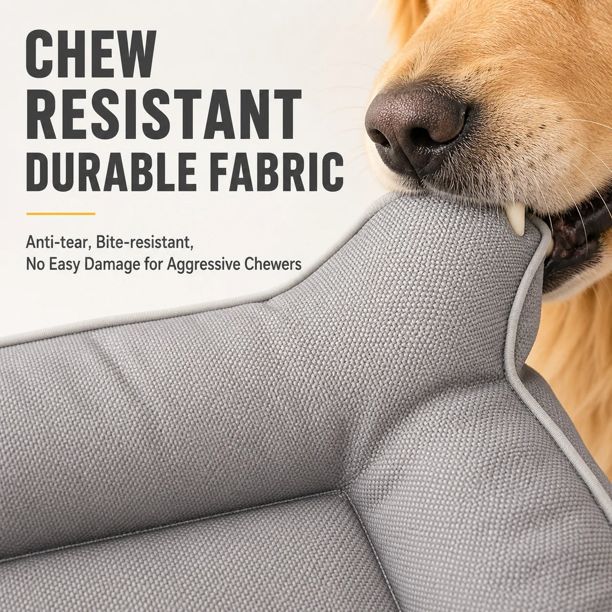 Chew Proof Large Dog Mat Waterproof Non Slip Thick All Seasons Washable Crate Sleeping Pad For Golden Retriever Labrador Cats